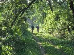 Dan Dorrough; Judy Geisler; Ruth Bennett McDougal Dorrough; IAT; Sugar River State Recreation Trail, WI